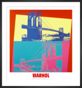 Andy Warhol - poster - Brooklyn Bridge 1983
