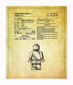 Blueprint, Poster, Lego Toy Figure II