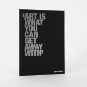A4 Warhol inbunden skiss/anteckningsbok i hård pärm