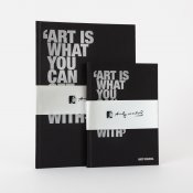 A5 Warhol inbunden skiss/anteckningsbok i hård pärm