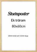 Standard Träram 80X60 cm