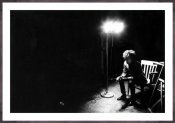 Bob Dylan in the dark, The Factory NYC, 1965