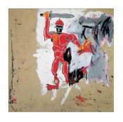 BasquiatRed Warrior poster