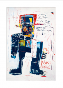 Basquiate Irony of Negro Policeman, 1981 poster
