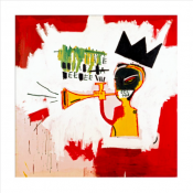 Basquiat Trumpet 1984 poster