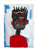 Basquiat Self Portrait 1984 poster