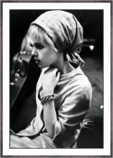 Edie Sedgwick with scarf, poster