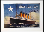 White Star Line - Titanic - poster