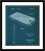 Blueprint, Iphone, Poster