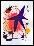 Joan Miro, Poster - L´étoile Bleu