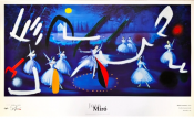 Joan Miro, Poster - Ballet romàntic 1974