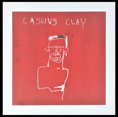 Basquiat cassius clay poster