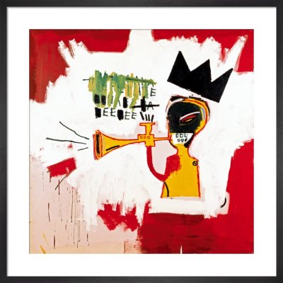 Basquiat Trumpet 1984 poster