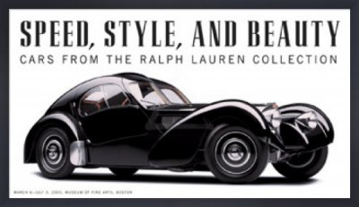 Speed, Style, and Beauty: Cars From the Ralph Lauren Collection