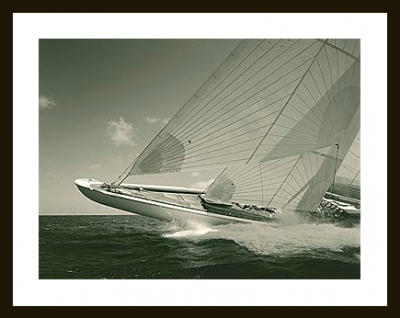 Poster - sailing boat