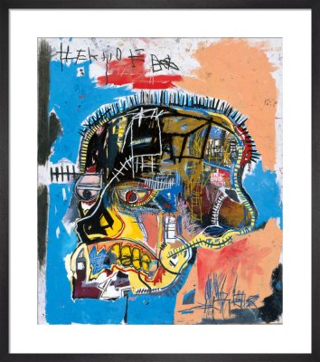 Basquiat Skull, 1981 poster